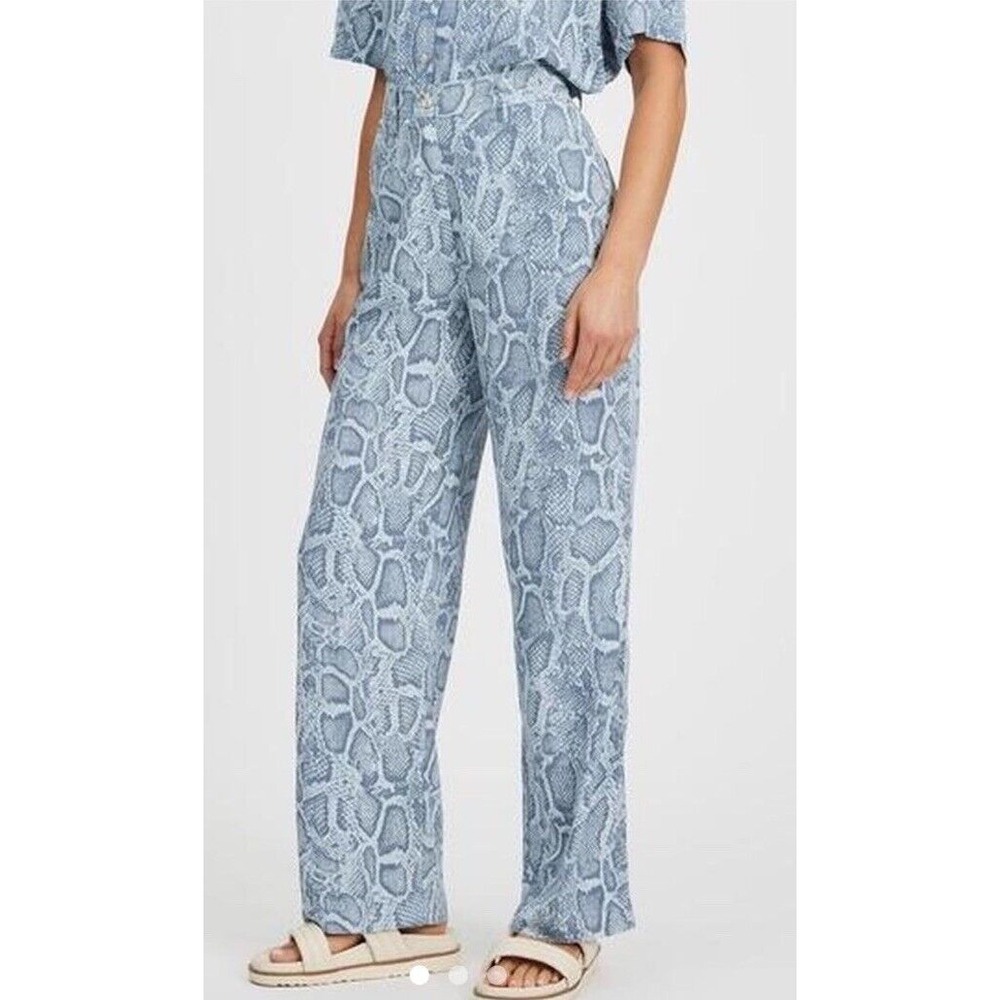 NWT Anthropologie Ena Pelly 10  High Rise Wide Leg Flare‎ Pants - Picture 2 of 9